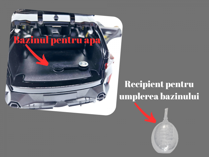 Masina metalica BMW XM cu efecte de fum, Sunete realistice, Farurile si stopurile lumineaza, Capota, portbagajul si cele 4 usi se deschid, Baterii incluse, 21cm, Negru, Replica [3]
