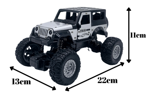 Masina metalica Monster Truck cu telecomanda, Efecte de Fum, Lumini, Usile se deschid, Baterie reincarcabila, Cablu USB, Amortizoare, 22cm, Gri, Ergino [4]
