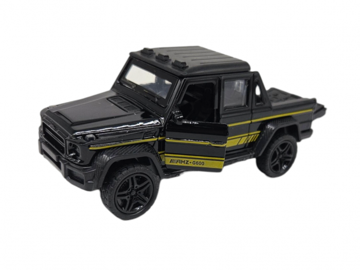 Masinuta metalica, Mercedes GCL, usi si portbagaj care se deschid, sunete si lumini, scara 1:32, Negru, 11cm, Replica [1]