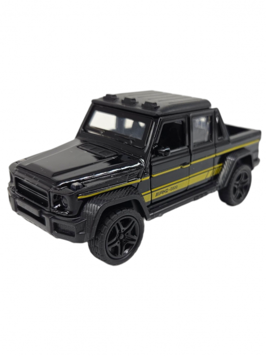 Masinuta metalica, Mercedes GCL, usi si portbagaj care se deschid, sunete si lumini, scara 1:32, Negru, 11cm, Replica [3]