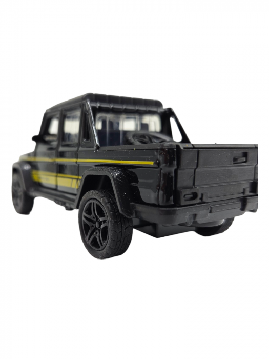 Masinuta metalica, Mercedes GCL, usi si portbagaj care se deschid, sunete si lumini, scara 1:32, Negru, 11cm, Replica [4]