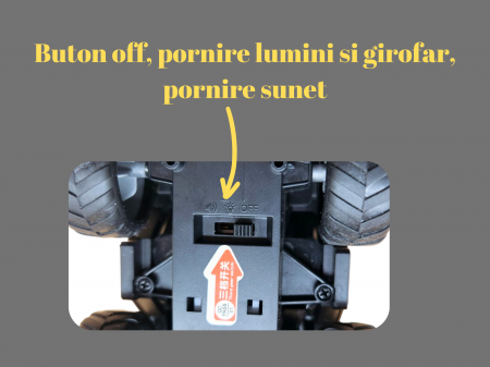 Camion din metal Swat Politie, 3 sunete realistice, Farurile, girofarele si stopurile lumineaza, Usile, capota si trapa se deschid, baterii incluse, 19cm, Negru [4]