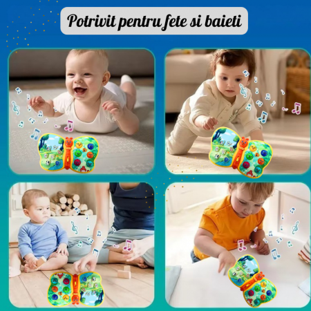 Jucărie Interactivă Fluturașul Vesel cu Lumini și Sunete pentru Copii +1 an [4]