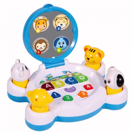 Jocuri educative si puzzle - Jucărie Laptop Interactivă Educativă pentru Copii cu Sunete și Lumini