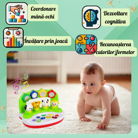 Jucărie Laptop Interactivă Educativă pentru Copii cu Sunete și Lumină [4]