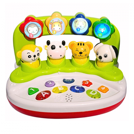 Jocuri educative si puzzle - Jucărie Laptop Interactivă Educativă pentru Copii cu Sunete și Lumină