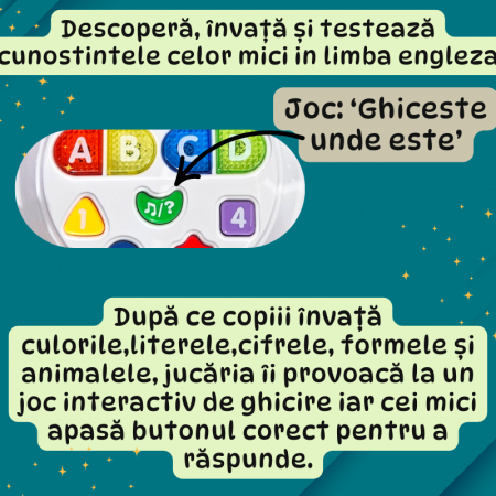 Jucărie Laptop Interactivă Educativă pentru Copii cu Sunete și Lumini [2]