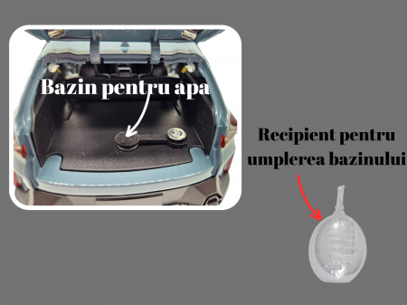 Masina metalica BMW XM cu efecte de fum, Sunete realistice, Farurile si stopurile lumineaza, Capota, portbagajul si cele 4 usi se deschid, Baterii incluse, 21cm, Albastru, Replica [1]