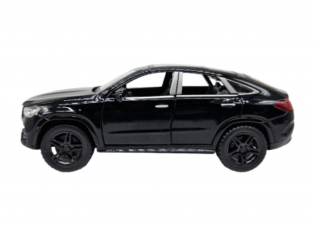 Masinuta metalica Mercedes GLE Coupe, Sunete realistice, Farurile si stopurile lumineaza, Usile, capota si portbagajul se deschid, Baterii incluse, 16cm, Negru Scara 1:32, Replica [5]
