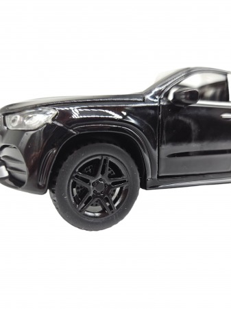 Masinuta metalica Mercedes GLE Coupe, Sunete realistice, Farurile si stopurile lumineaza, Usile, capota si portbagajul se deschid, Baterii incluse, 16cm, Negru Scara 1:32, Replica [4]