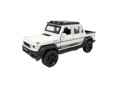 Masinuta metalica, Mercedes GCL, usi si portbagaj care se deschid, sunete si lumini, scara 1:32, Alb, 11cm, replica [1]