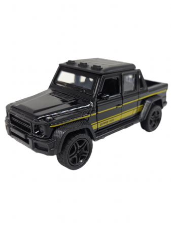 Masinuta metalica, Mercedes GCL, usi si portbagaj care se deschid, sunete si lumini, scara 1:32, Negru, 11cm, Replica [2]