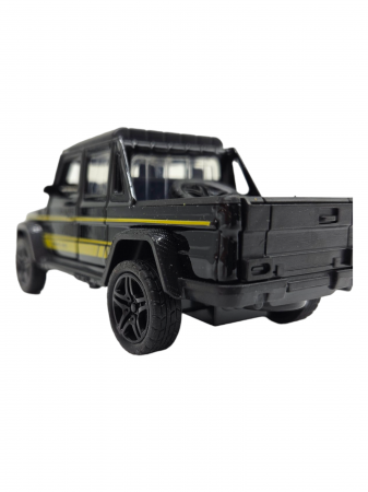 Masinuta metalica, Mercedes GCL, usi si portbagaj care se deschid, sunete si lumini, scara 1:32, Negru, 11cm, Replica [3]
