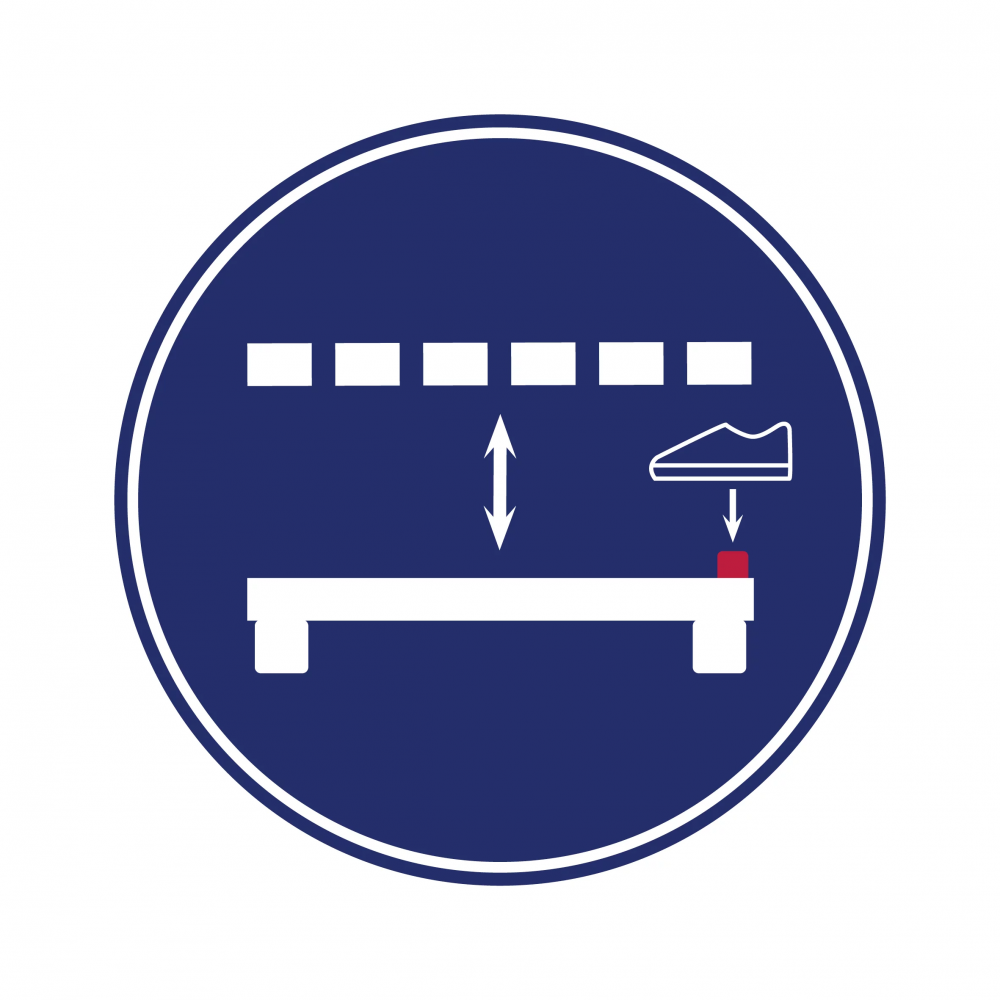 Suport pentru picioare cu reglaj pneumatic EFS 93 [2]