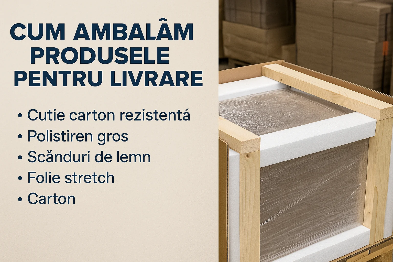 Cum Ambalăm Produsele pentru Transport? Siguranță Maximă la Fiecare Livrare