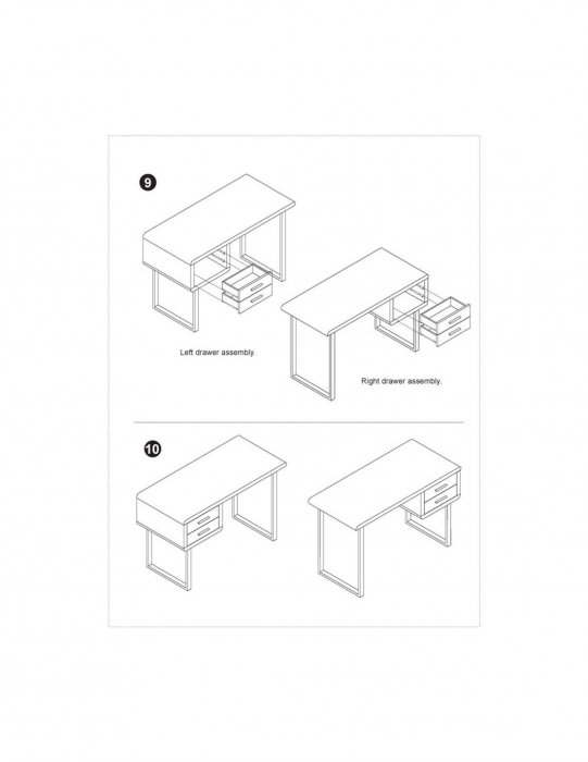 Birou HM B30 Alb [9]