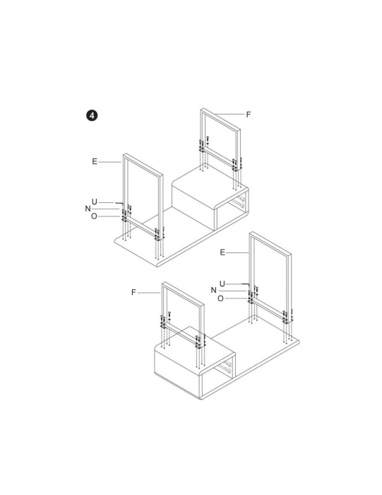 Birou HM B30 Alb [11]