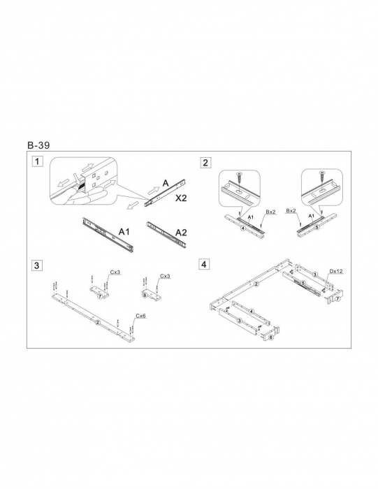 Birou HM B39 maro din MDF laminat cu picioare metalice negre si sertar [9]