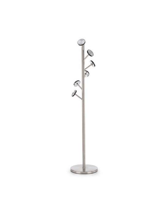 Cuier pom HM W64 din metal cu 6 brate si baza circulara [2]