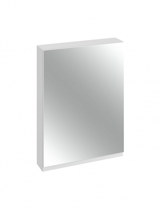 Dulap baie suspendat CS Monde 60 cm gri cu oglinda si etajere [3]