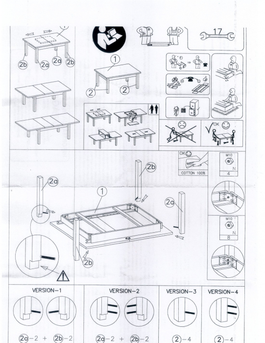 Masa extensibila DM4 Maxima wenge in living [10]
