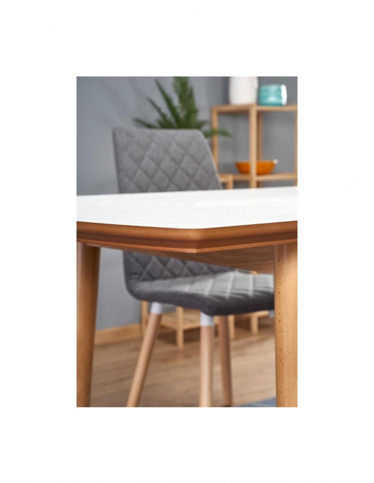 Masa extensibila HM Bradley alb stejar lefkas [6]