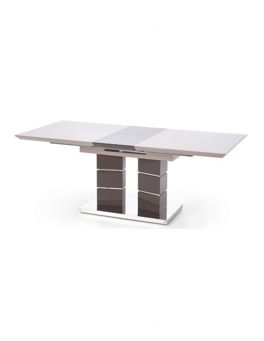 Masa extensibila gri cu baza din inox [5]