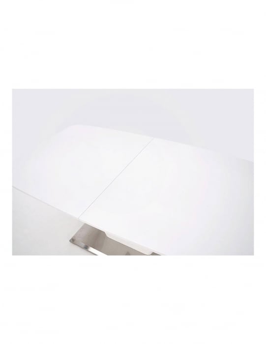 Masa extensibila alba HM Mistral cu baza din inox [4]