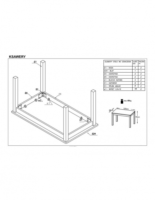 Masa de living alba Ksawery cu blat din Pal laminat si picioare din MDF [5]