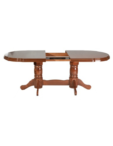 Masa living SB Nork cires extensibila din lemn masiv si MDF cu picioare sculptate [10]