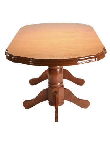 Masa living SB Nork cires extensibila din lemn masiv si MDF cu picioare sculptate [9]