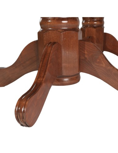 Masa living SB Nork cires extensibila din lemn masiv si MDF cu picioare sculptate [8]