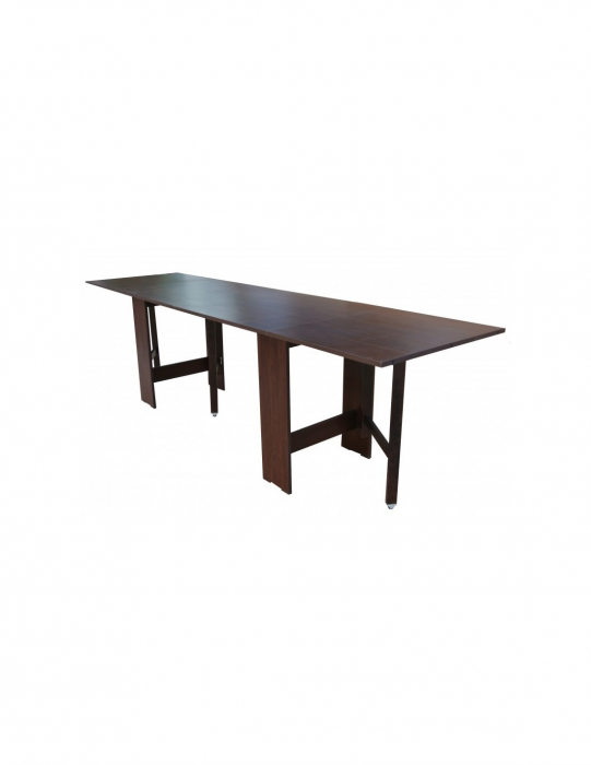 Masa plianta pentru 12 persoane wenge, dimensiuni 274x75 cm [2]