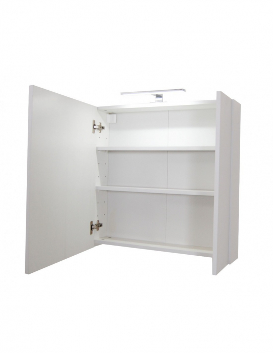 Oglinda de baie Celine 60 cm cu dulap si iluminare LED [2]