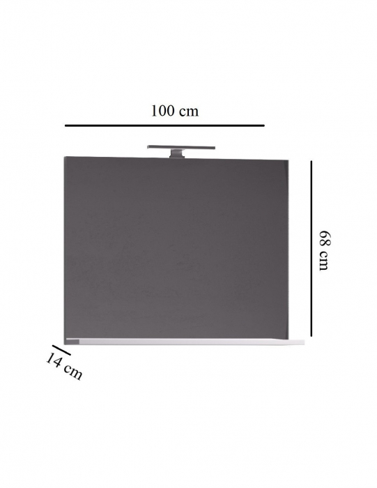 Oglinda baie GN0551 - 100 cm [2]