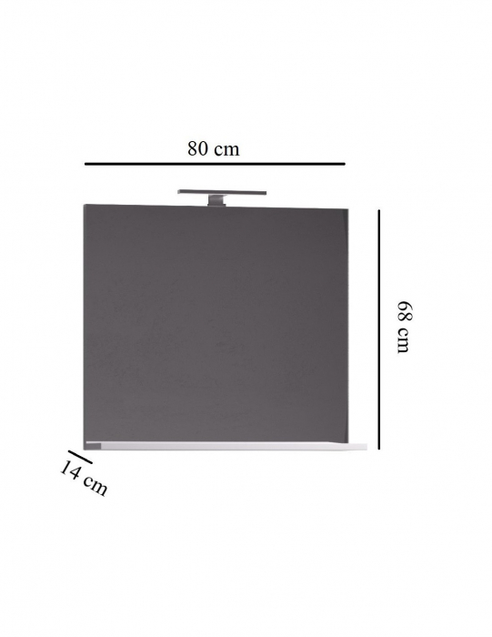 Oglinda baie GN0551 - 80 cm [2]