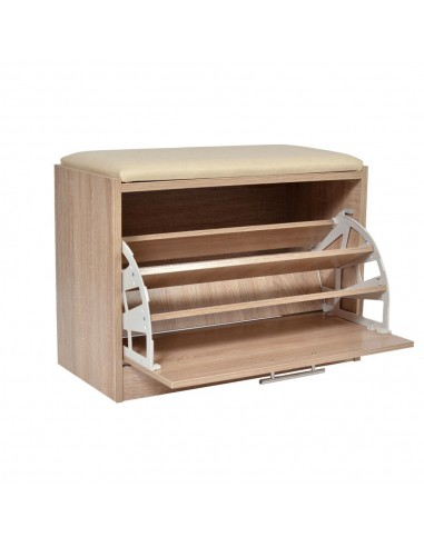 Pantofar tip taburet Miko cu depozitare, finisaj stejar natur [2]