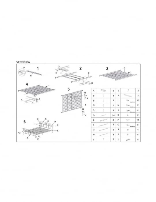 Pat HM Veronica 180 negru - cires [3]
