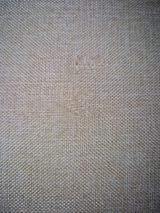 Pat matrimonial Erzon, elemente lemn masiv, tapitat cu stofa, cu somiera,160x200 cm, crem RESIGILAT [12]