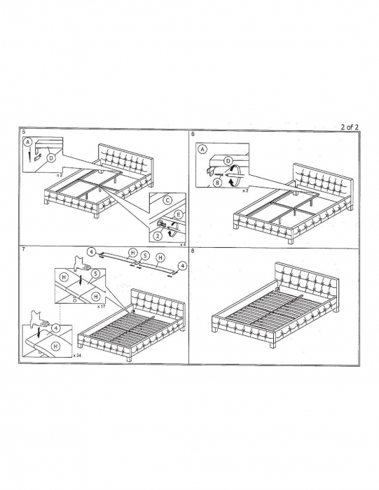 Pat SL Barcelona 160x200 gri velvet [4]