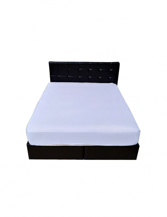 Saltea Latex VIENA 180x200x22 cu husa Silvercare si fundatie de pat neagra [3]