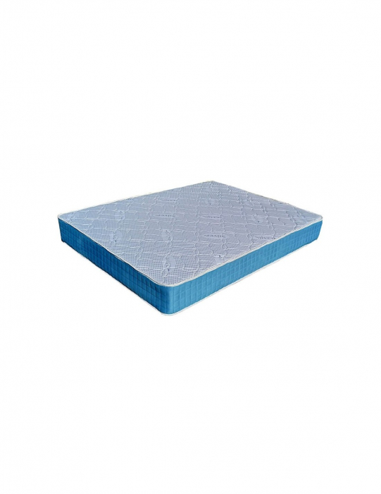 Saltea Latex VIENA 180x200x22 cu husa Silvercare si fundatie de pat neagra [2]