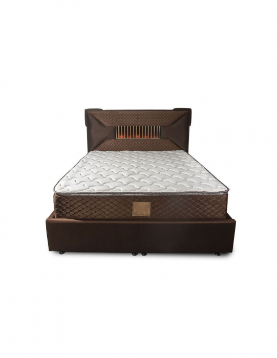 Saltea Lux Memory Piemond 140x200x32 cm cu topper, vedere frontală [5]