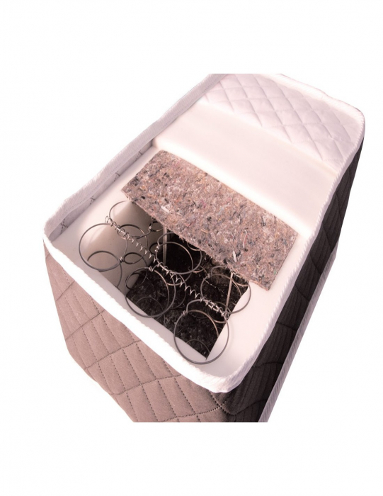 Saltea superortopedica Lux Luna 160x190 cu doua perne din microfibra [6]