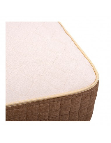 Saltea Superortopedica Lux ROMA 80x200x23 cm albă cu margini maro [2]