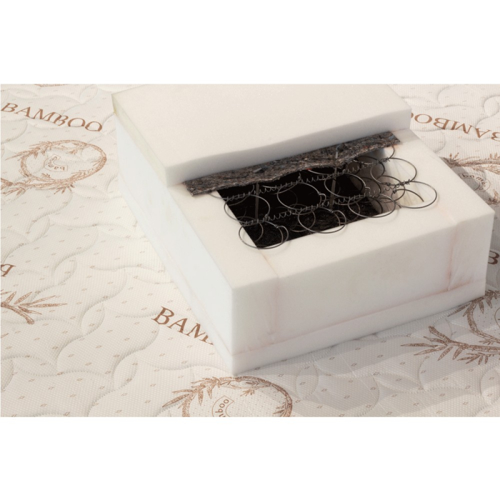 Saltea Superortopedica Optima Bamboo, cu plasa de arcuri, margine antilasare, sistem de aerisire 140x200x24 cm [13]