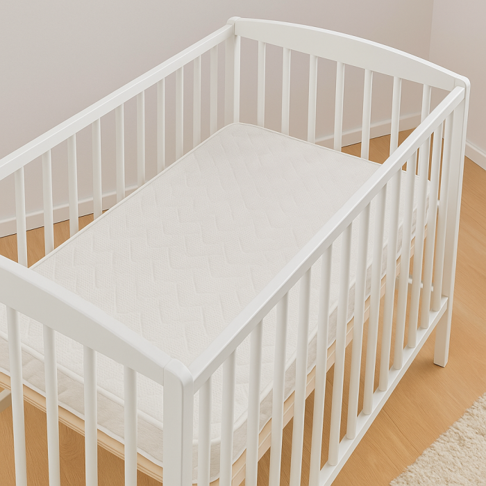 Saltea superortopedica SOFIA 60x120 alba cu model matlasat [4]