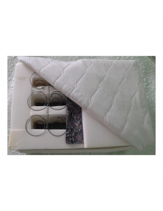 Set complet pat 140x200 cm: saltea Spring Comfort, perne si pilota cu husa hipoalergenica [8]
