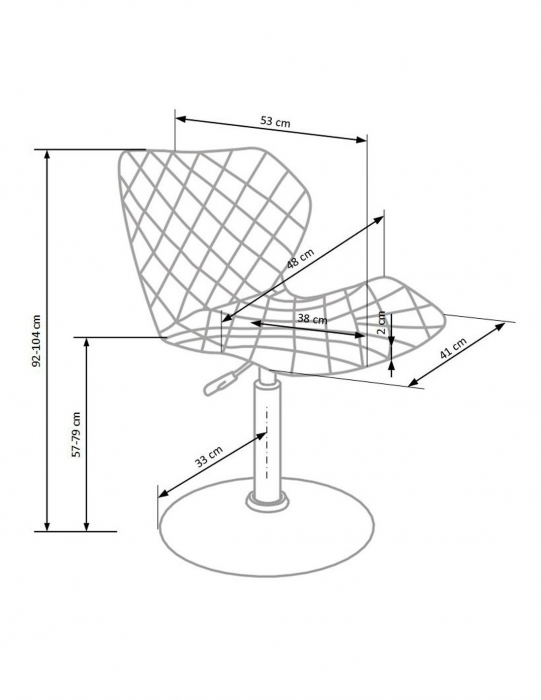 Scaun birou copii HM Matrix 2 alb - gri [6]