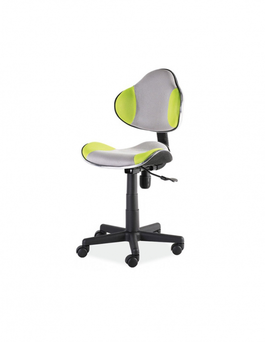 Scaun birou copii mesh SL QG2 verde - gri [2]